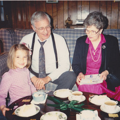 Lauren, Granddaddy and Grandmommy