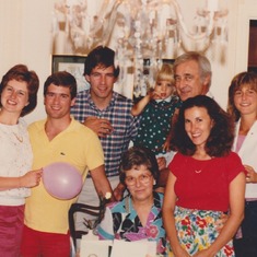 Emma, Page, Duff, Lindsey Ruth, Dave, Corky, Ellen and Grandmommy Dot