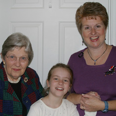 Grandmommy Dot, Sarah and Emma