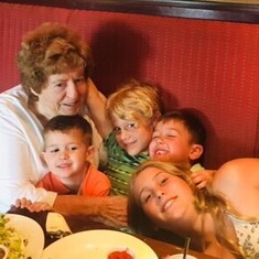 Mother with Georgia Great Grandkids
