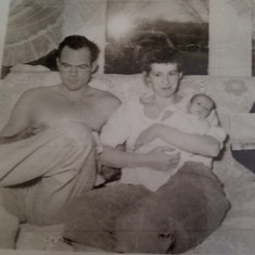 Mother and Dad with Linda