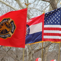 North Kansas City Fire Department Flags