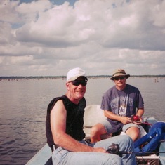 Doug and a fishing buddy