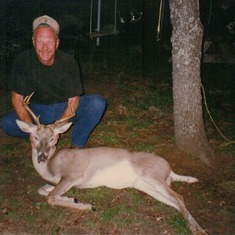 Doug and a deer.