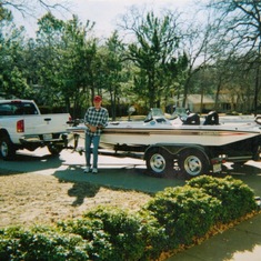 Doug and his Champion bass boat
