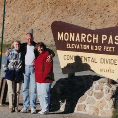Shirley, Doug and Evelyn in Colorado