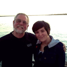 Me and Doug on the ferry boat 2010