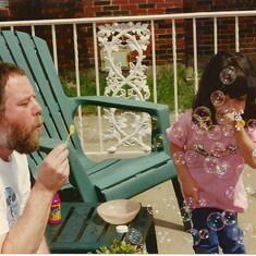 1997 3 Bubbles with Gina
