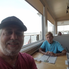 May 21, 2021 with Ellen and Ron visiting Ponce Inlet to commemorate the 10th Anniversary of Doug-Roy