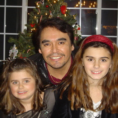The good uncle, with Jade and Jaclyn