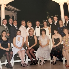 Doug, Sam-Sal and the Libretti clan at Nina’s wedding