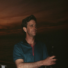 Doug on one of our first working cruises together. 