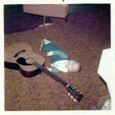 DJ knew he wanted to play guitar as a baby!