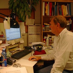 Doug at his desk HU307