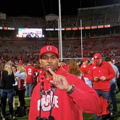 On the field after the game - 2009
