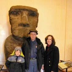 Douglas with his daughter Roxanne and grandson Matthew