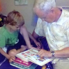 Douglas loved to read to his children and grandchildren when they were young 