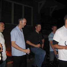 Douglas at Brett Clarence's bachelor party Jul 8, 2006