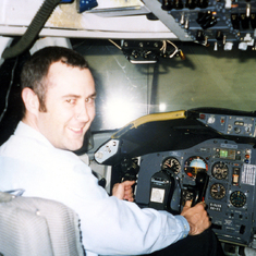Captain Jones (Virgin Atlantic 747 simulator at Gatwick Airport)