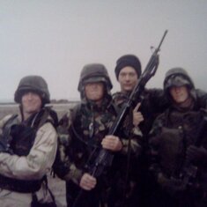 Doug and his Brothers in Iraq