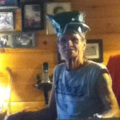 My grandfather being his silly self. He always had a great sense of humor. Miss you Grandpa