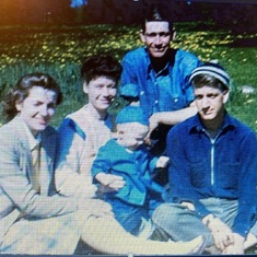 Doug's mother, aunt, and uncles