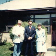 Jennifer's Wedding Scott, Nancy & Doug 1990