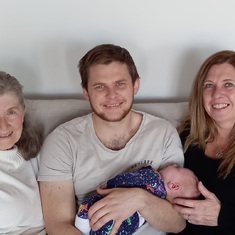 Ann, Jacob, Elliot and Michelle (Your first grand child)