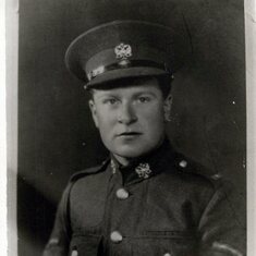 An early shot of Grandad in KDG uniform 1930's