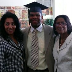 Trey's graduation from Morehouse College