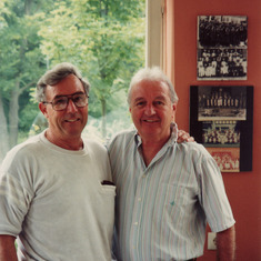 George and Howard Rowe – 1994, in George’s office in the Old Main.