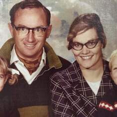c.1968 with Teresa, Jim, Margaret, James jnr