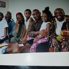 Ndukwu family with Cousins.