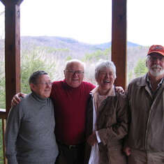 Pat, Patty, Sigi and Hans at NC retreat.
