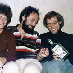 1978 Constantia, Jan, Gerard aan Hollandse borrel