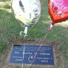 1st Year Anniversary of Death - Dr. Stella Odom 1940 - Sept 4, 2012