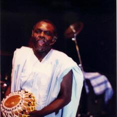 Dr. Komla Amoaku during one of his numerous performances.