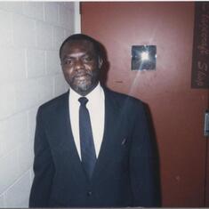 Dr Amoaku during his younger years
