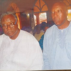 My dearly beloved Big Uncle & Daddy with Adeleke Adentan