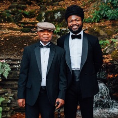 Father and son, on his son's wedding day, October 2017, Pittsburgh