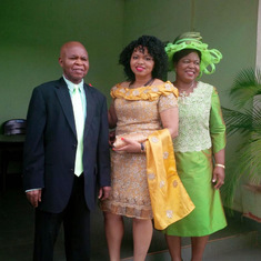 Medical School graduation celebration for his daughter, May 2014, Enugu, Nigeria