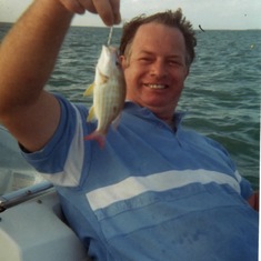 From Dianne's Photo Wall - Some Favorites - Keith with his trophy catch!