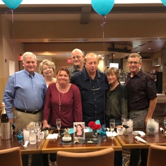 Tribute Dinner for Dianne with immediate family