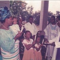 The Okurumehs At the Confirmation and Baptism of their Children