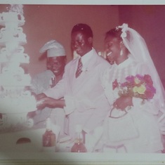 Dr& Mrs Okurumeh Wedding Reception at AdoEkiti 1978