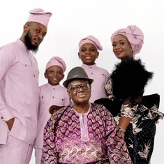 Daddy and The Onome Okurumeh Family 