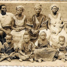 A great Picture of YOUNG DR DONATUS OKURUMEH and his Parents Pa Ashigor and Mum Ofigo and Siblings