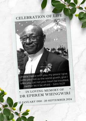 Dr Ephrem Enard Whingwiri