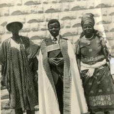 lay Canon Ezeka Okafor and his parents