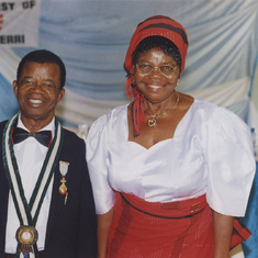 President General, Joint Council of Knights, Church of Nigeria. Sir and Lady OKAFOR